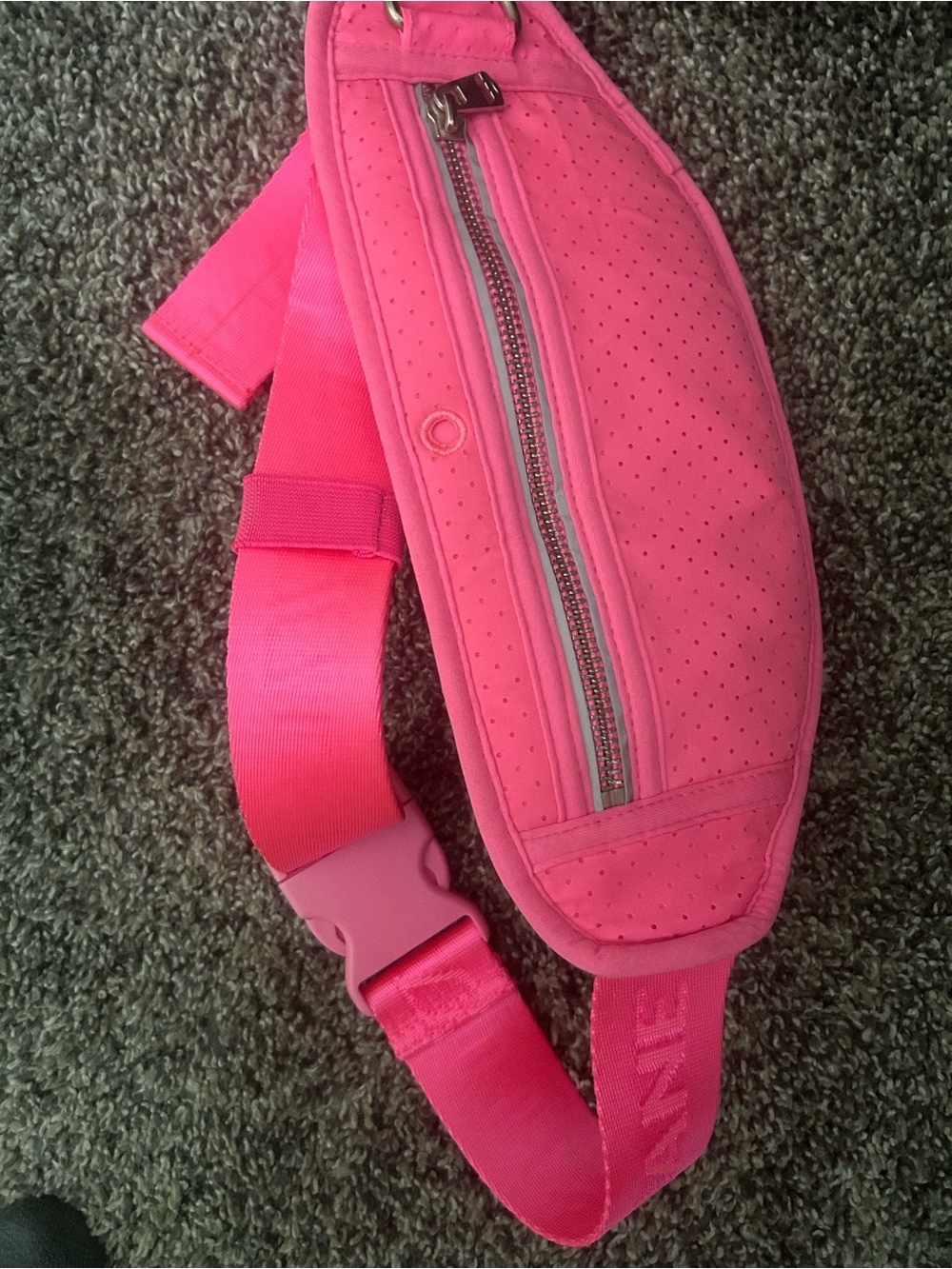 Hot Pink Perforated Waist Bag / Fanny Pack Lorna Jane